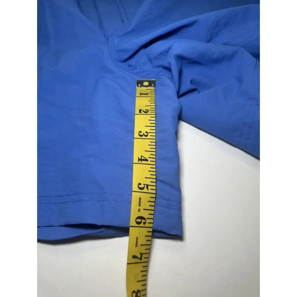 Land's End Mens Blue XXL Swim Suit Trunks NWT‎ Pockets Belt Waterproof Wallet